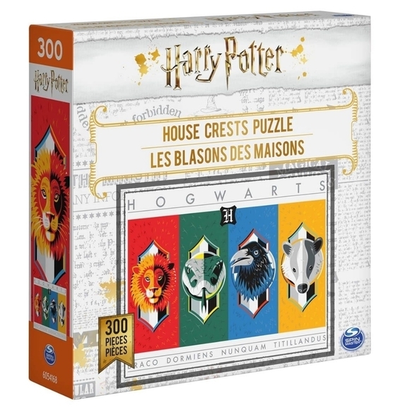 NWT Harry Potter House Crests Hogwarts 300pc Puzzle Age 10+ - Picture 1 of 3